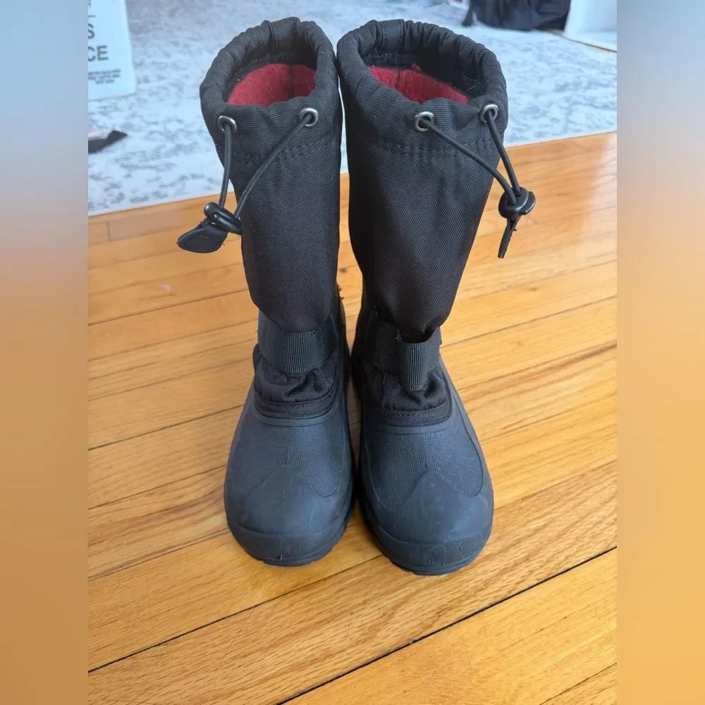 Kamik Kids Black Snow Boots size 4